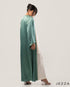 Ankle-Length Crush Satin & Polyester Three-Piece Set 61952